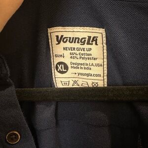 YoungLA button down casual long sleeve XL